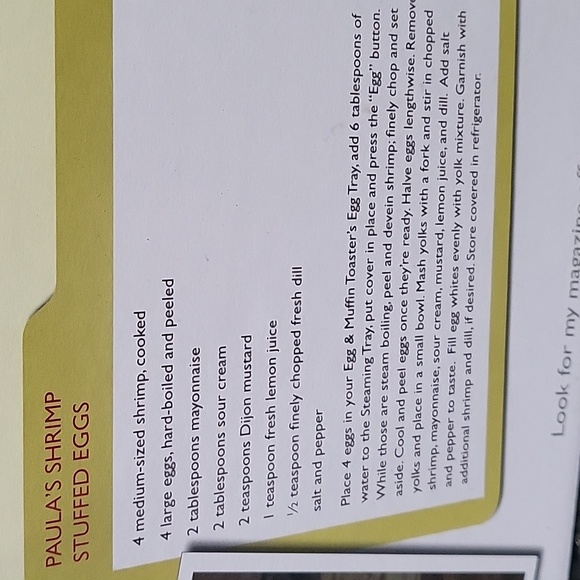 NIB Paula Deen Egg & Muffin Toaster Back to Basics - Picture 5 of 6